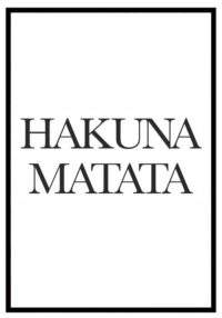 hakuna-matata-affisch