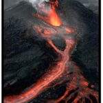 aktiv vulkan poster