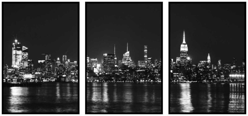 New york city night posters