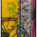 retro cykel poster