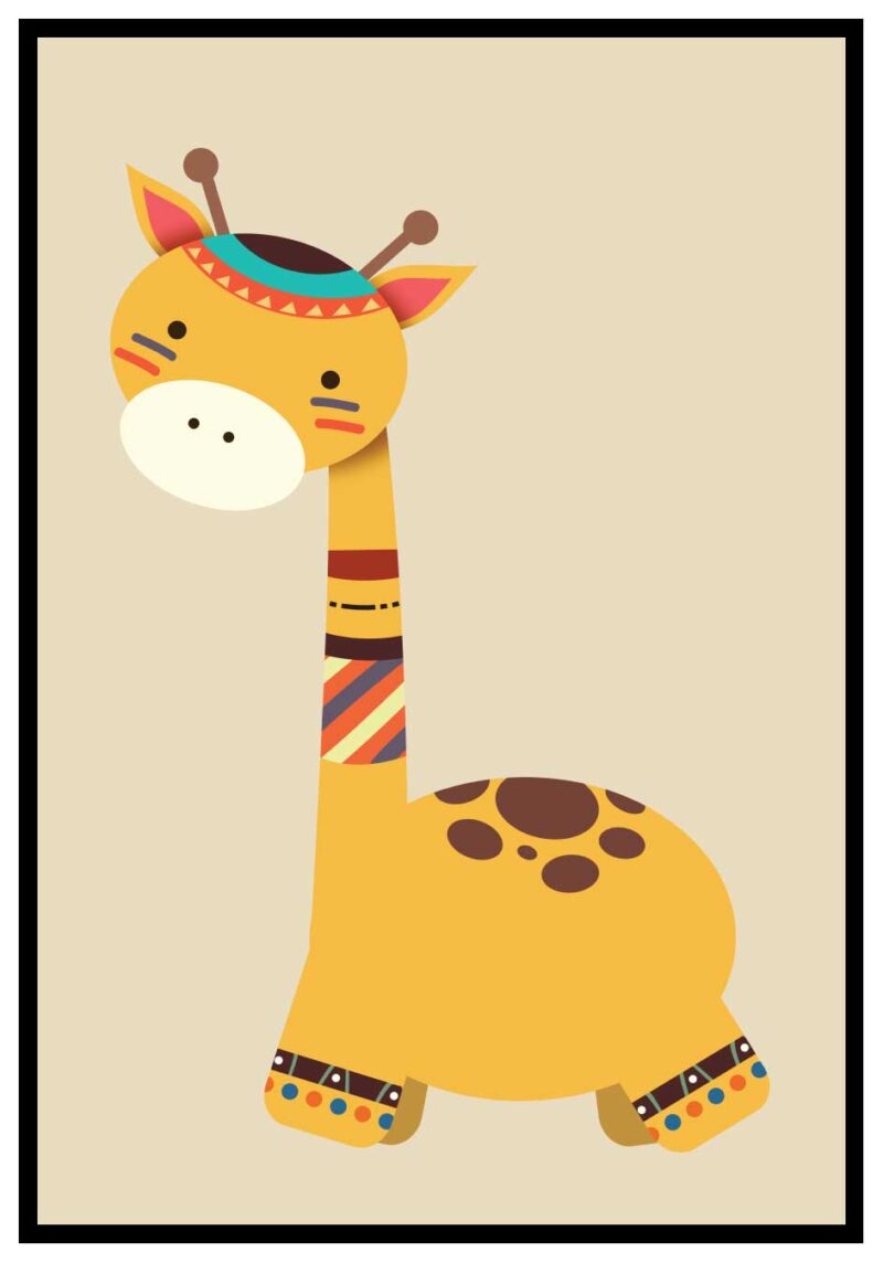 giraff barntavla