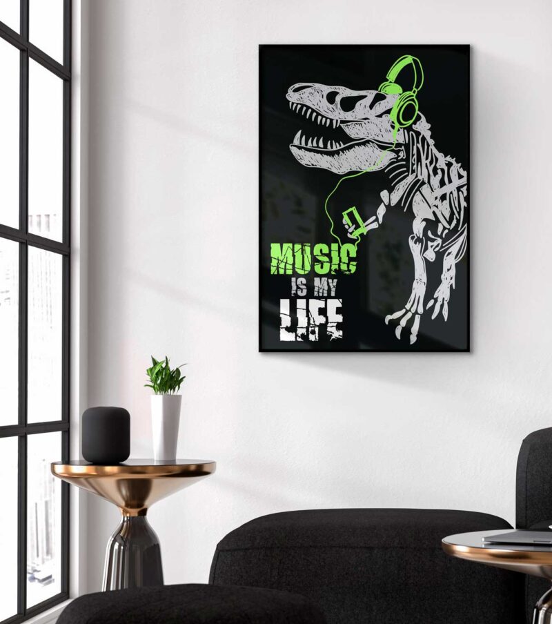 music is my life poster